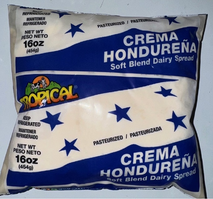 Crema Hondure&Atilde;&plusmn;a Pasteurizada 8 Unidades 16 Oz (454 Gr)c/u- Soft Blend Dairy Spread 8 units 16 Oz e/a